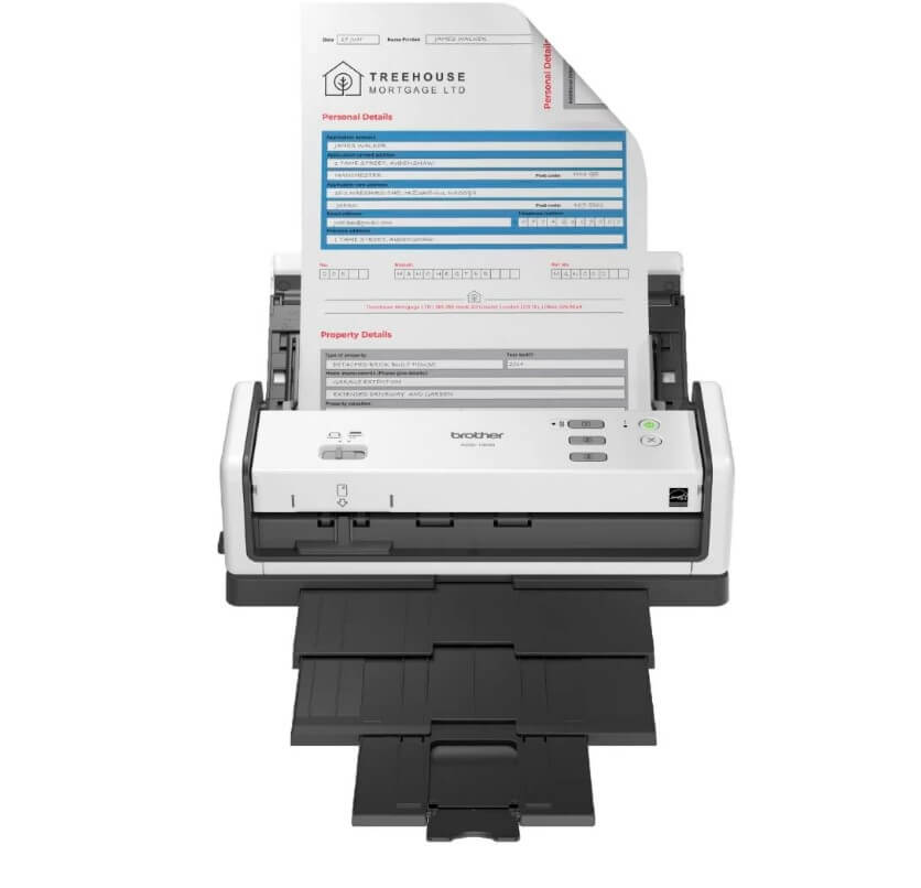 Scanner Portátil Brother ADS-1300, USB, Duplex - Impressorajato